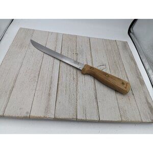 Vintage Carvel Hall Carver Knife HI Carbon Stainless Steel 7-3/4" Blade 13-1/4"